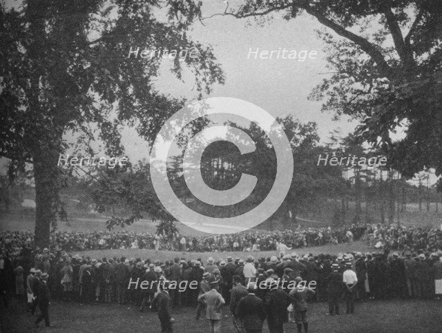 18th green, The Country Club, Brookline, Massachusetts, 1925. Artist: Unknown.