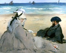'At the Beach', 1873. Artist: Edouard Manet