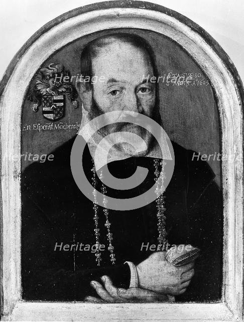 Portrait of a Man of the Moncheaux Family. Creator: Unknown.