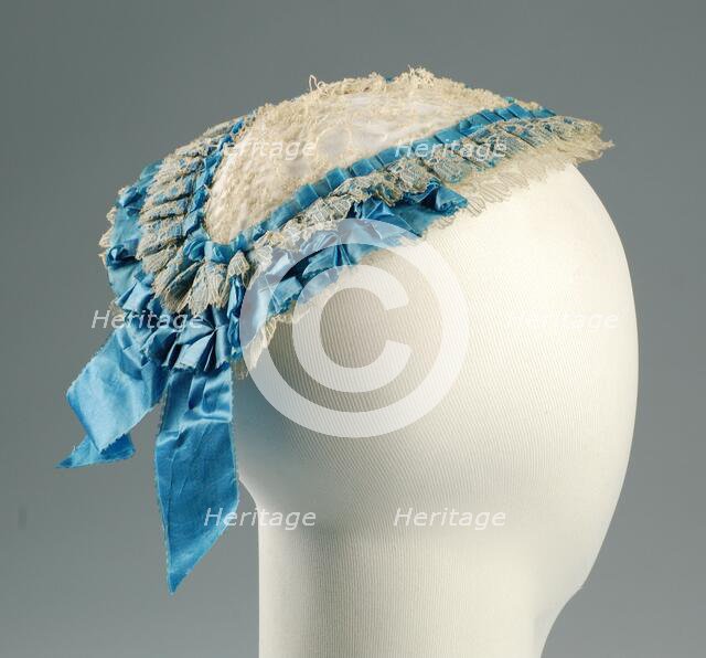 Morning cap, American, ca. 1875. Creator: Unknown.