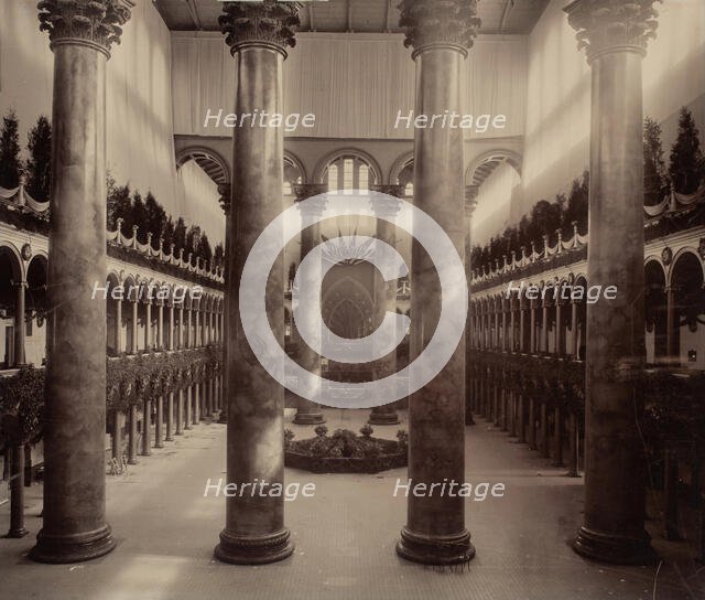 Interior Courtyard, U.S. Pension Building, Washington D.C., between 1850 and 1875. Creator: Unknown.