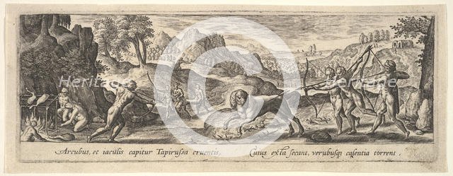 1 of 8 plates on Hunting and Fishing. Creator: Unknown.