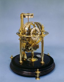 Skeleton clock made by John Joseph Merlin, 1776. Artist: John Joseph Merlin.