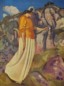 'The Yellow Skirt', 1914. Artist: Derwent Lees.
