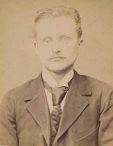 Martin. Pierre. 22 ans, né à St-Léger (Saône-et-Loire). Employé de commerce. Anarchiste. 2..., 1894. Creator: Alphonse Bertillon.