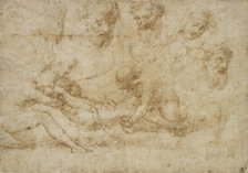 Studies for a Deposition, early 16th century. Artist: Raphael.