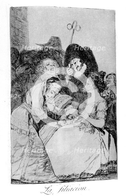 'The filiation', 1799. Artist: Francisco Goya