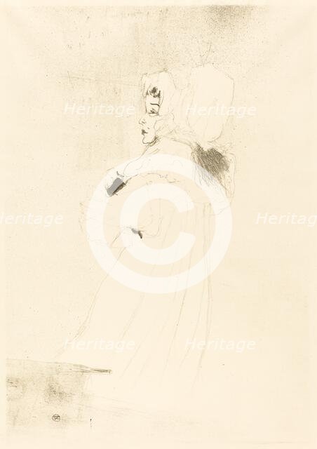 Miss May Belfort, Large Plate (Miss May Belfort, grande planche), 1895. Creator: Henri de Toulouse-Lautrec.