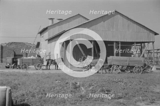 Cotton gin, Hale County, Alabama, 1936. Creator: Walker Evans.