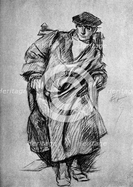 'Study for Gown, Court of Henry VIII', 1899. Artist: Unknown