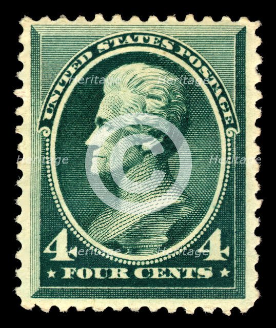4c Andrew Jackson single, 1883. Creator: American Bank Note Company.