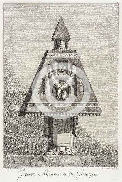 Jeune moine à la Grecque, 1771. Creator: Bossi.