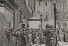 Death of Queen Mercedes of Orléans (1860-1878), Madrid, Spain, 1878. Creator: Tomás Carlos Capuz.