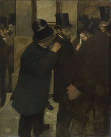 Portraits at the Stock Exchange, 1878-1879. Artist: Degas, Edgar (1834-1917)