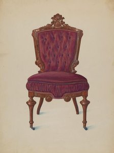 Chair, 1936. Creator: Frank Wenger.