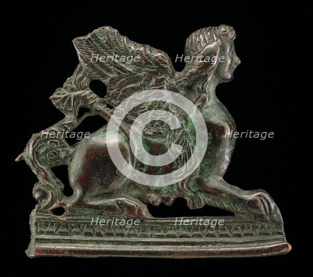 A Sphinx to Right, 15th century. Creator: Unknown.