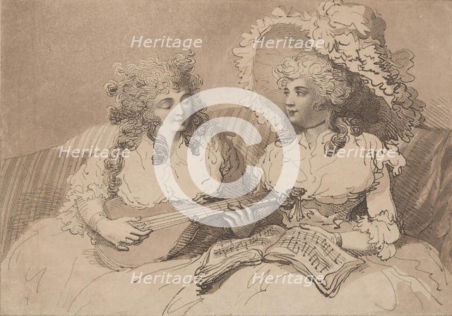 The Syrens, April 10, 1787., April 10, 1787. Creator: Thomas Rowlandson.