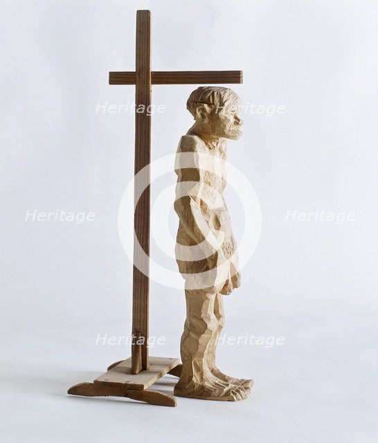 Inspecting the military recruit.  Artist: Torkel Lindeberg