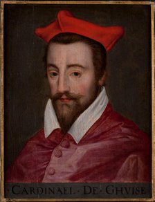 Portrait of Louis II de Lorraine, cardinal de Guise (1555-1588), 1580s. Creator: Anonymous.