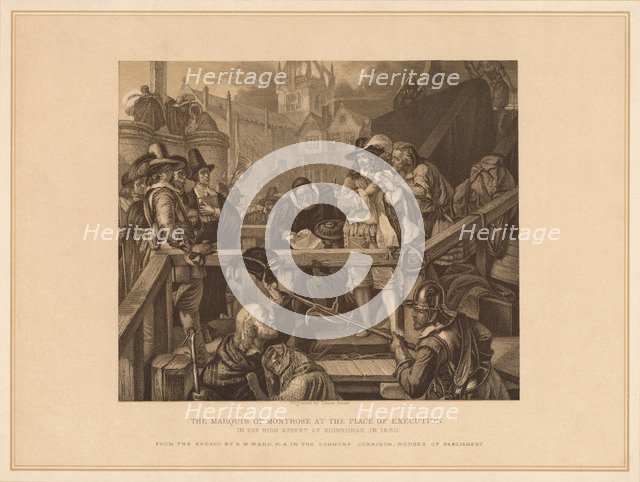 'The Marquis of Montrose at the Place of Execution', 1650 (1878). Artist: T Bauer.