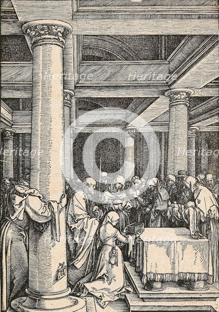 The Presentation in the Temple, from The Life of the Virgin, c. 1505. Creator: Dürer, Albrecht (1471-1528).