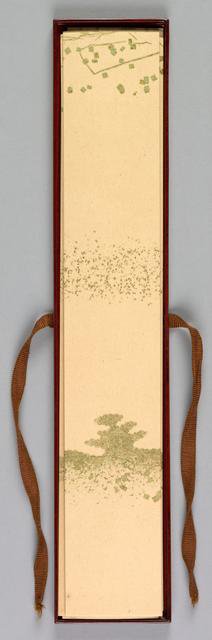 Poem Card Box, 1868-1912. Creator: Kamisaka Sekka (Japanese, 1866-1942).