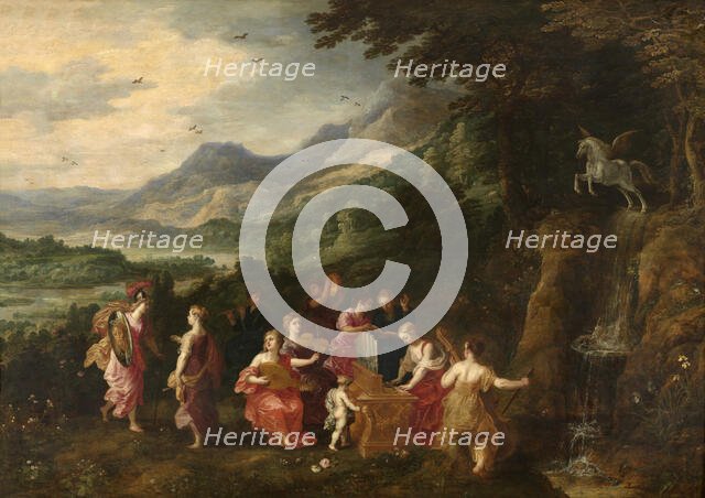 Minerva Visits the Muses. Creator: Hendrick van Balen I.