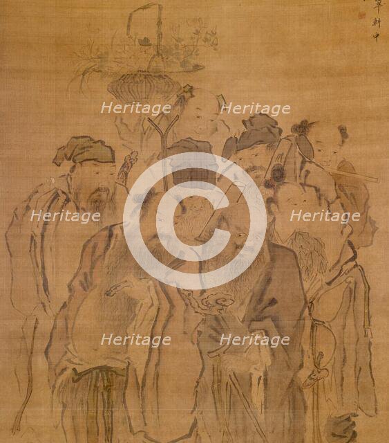 The Eight Immortals, 1813. Creator: Zhu Wenxin.