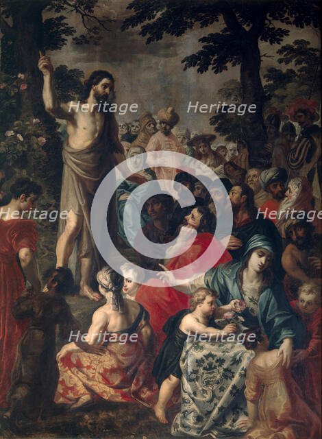 John the Baptist Preaching. Creator: Hendrick van Balen I.