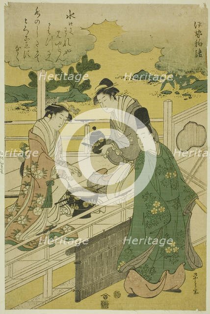 A Parody of the Tales of Ise, c. 1789/95. Creator: Hosoda Eishi.