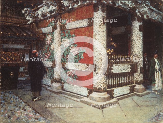 The Shinto Shrine at Nikko, 1903. Artist: Vereshchagin, Vasili Vasilyevich (1842-1904)