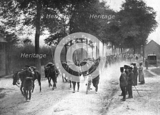 'Le Role de la Cavalerie; lanciers Bitanniques', 1914. Creator: Unknown.