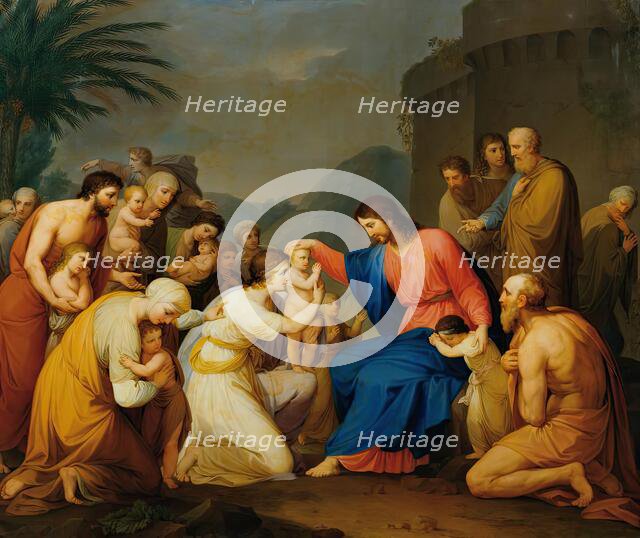 Let the little children come to me, 1814. Creator: Hubert Maurer.