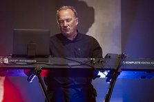 Martin Cooper, OMD, live at Heritage Live, Audley End House, Essex, Aug 2023. Creator: Annapaola Marchesani.