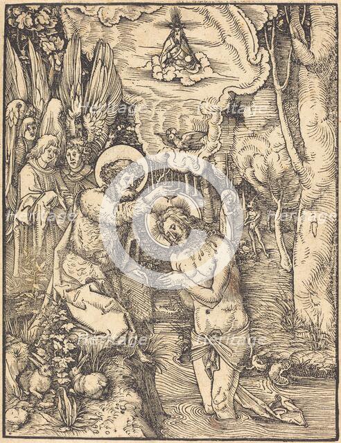 Baptism in Jordan. Creator: Hans Wechtlin the Elder.