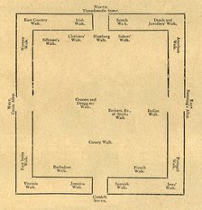 'Plan of the Exchange in 1837', (1897). Creator: Unknown.