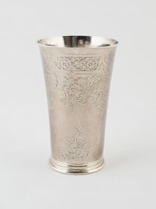 Beaker, Netherlands, c. 1640. Creator: Unknown.