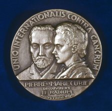 Pierre and Marie Curie, French scientists. Artist: Unknown