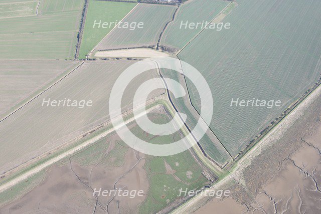 Second World War bombing decoy, near Little Humber, East Riding of Yorkshire, 2014. Creator: Historic England Staff Photographer.
