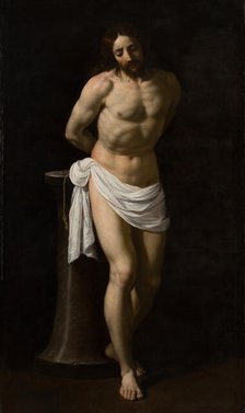 St Sebastian at the Column, c1475-1500. Creator: Antonio de Saliba