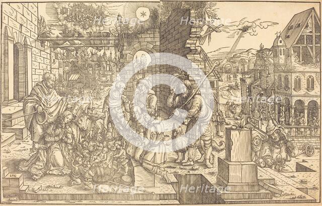 The Adoration of the Shepherds, probably 1530/1540. Creator: Master of the Adoration of the Shepherds.