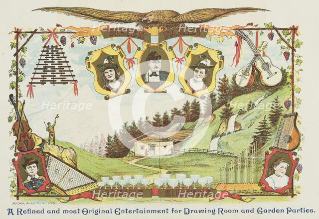 Meier Family, A refined and most Original Entertainment..., late 19th century.  Creator: Unknown.