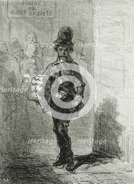 Les Faillites de Cupidon, 1856. Creator: Félicien Rops.