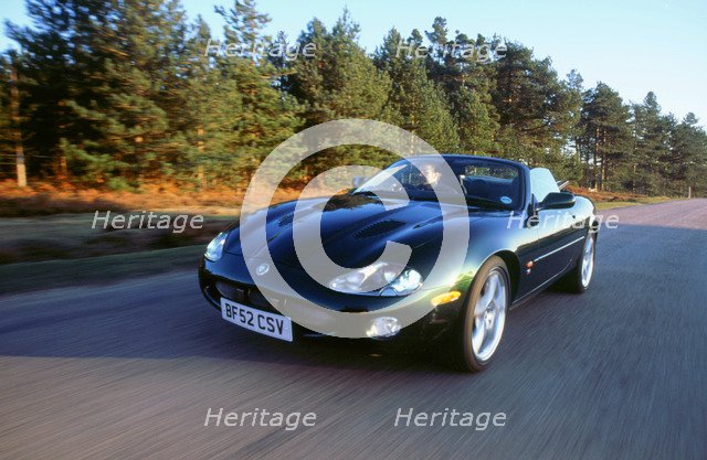 2002 Jaguar XKR convertible. Artist: Unknown.