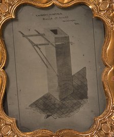 Chimney Scaffold, 1860. Creator: J. Jeane.