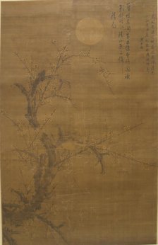 Flowering Plum in Moonlight and Snow, 16th century. Creator: Liu Shiru.