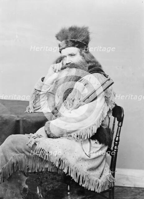 Seth Kinman, between 1855 and 1865. Creator: Unknown.