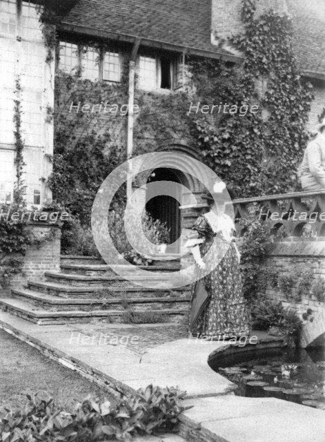 Gertrude Jekyll at Deanery Garden, Sonning, Berkshire, after 1901. Artist: Farnham Maxwell Lyte