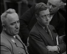 Edward, His Royal Highness the Duke of Windsor Watching an  Orchestra, 1937. Creator: British Pathe Ltd.