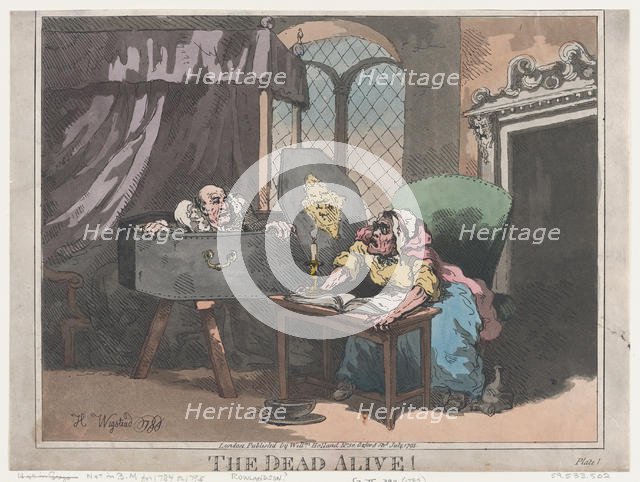 The Dead Alive!, July 1795., July 1795. Creator: Thomas Rowlandson.